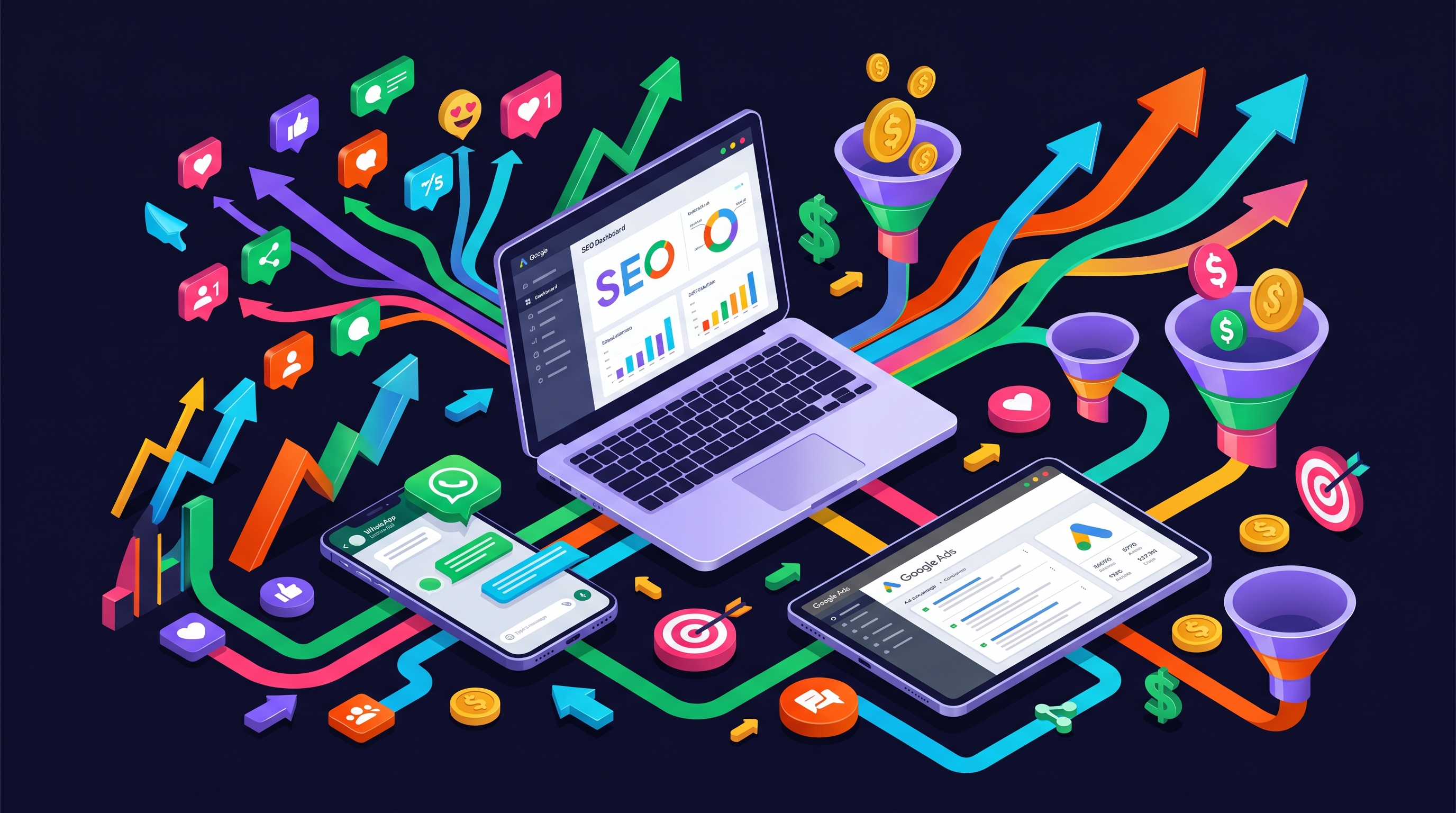 Estrategia multicanal de marketing digital para negocios en República Dominicana